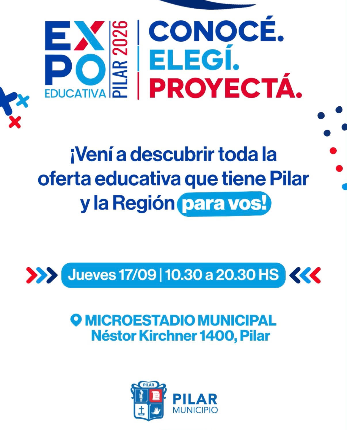 NOTICIAS PILAR:" VUELVE LA EXPO EDUCATIVA A PILAR"